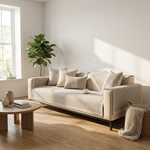 Cotton-Linen Sofa Throw for Stay-Put Protection