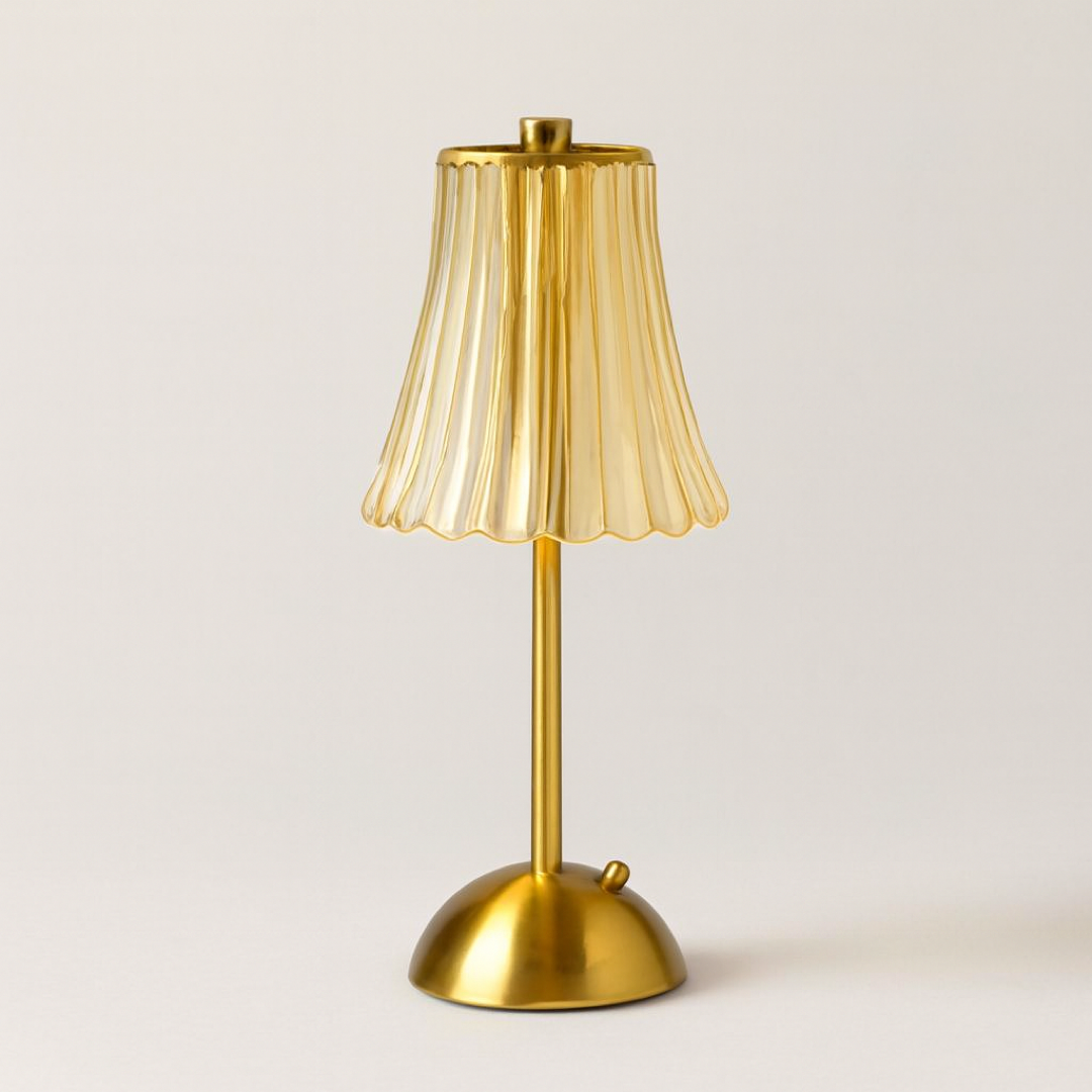 Cordless Crystal Table Lamp for Effortless Ambiance