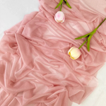 Sheer Chiffon Table Runner for Effortless Elegance