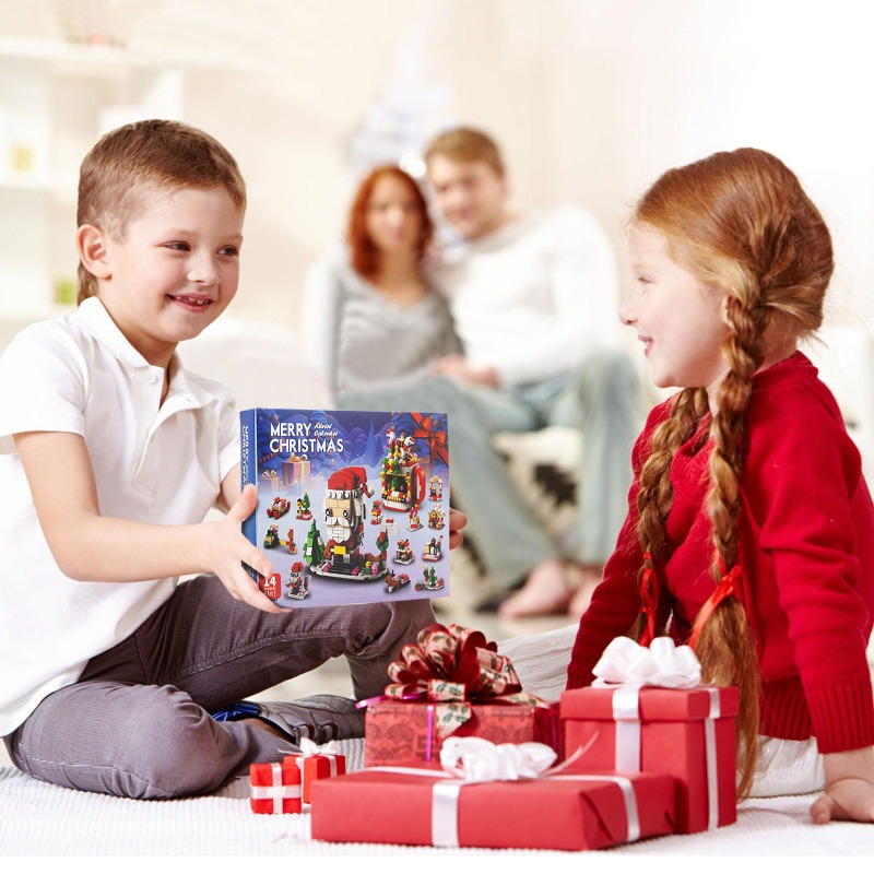 Advent Building Block Table For Festive Family Fun