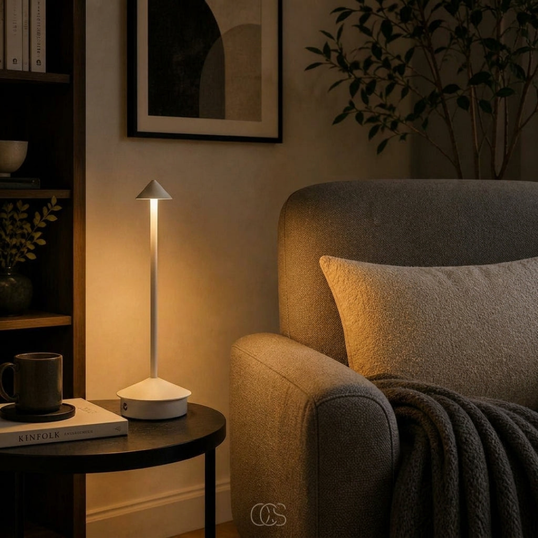 Cordless Patio Table Lamp for Effortless Ambiance