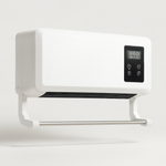 Wall-Mounted Climate Unit With Laundry Rack