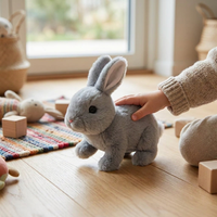 Hopping Plush Bunny for Engaging Play