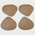 Teardrop Faux Leather Placemat for Easy Cleanup