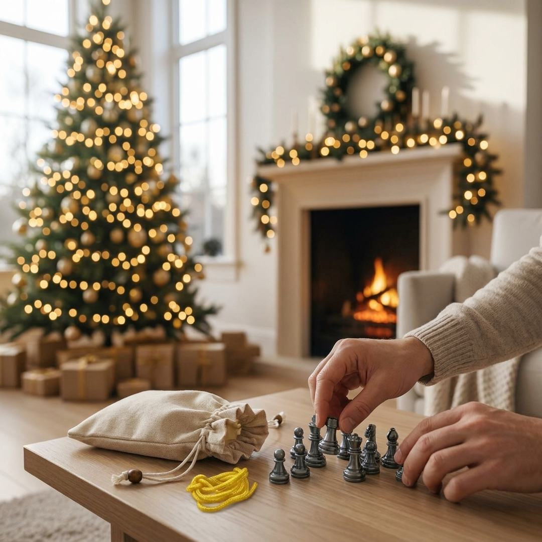 Travel Magnetic Chess Set for Screen-Free Play