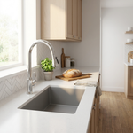 Statement Kitchen Faucet – Flexible Pull-Out Reach