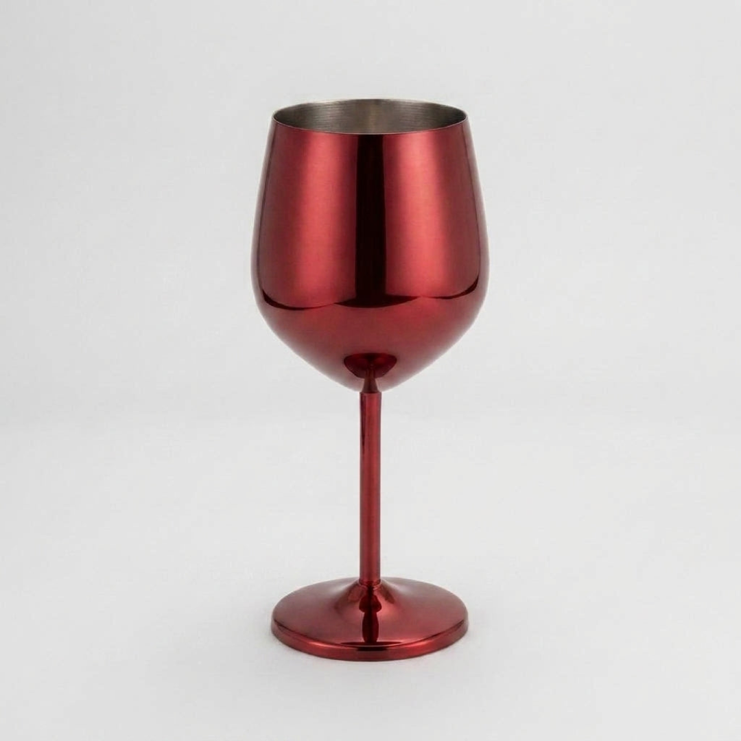 Shatterproof Steel Wine Goblet Keeps Drinks Cool