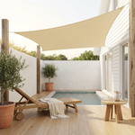 Water-Resistant Sun Sail for Cooler Patios