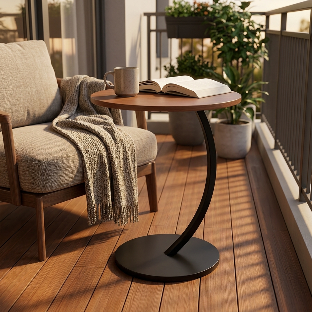 Compact Round Side Table for Everyday Ease