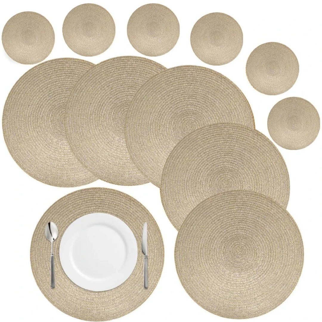 Ramie Table Mats for Heat and Spill Protection