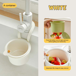 Sink-Edge Scrap Basket for Easier Cleanup