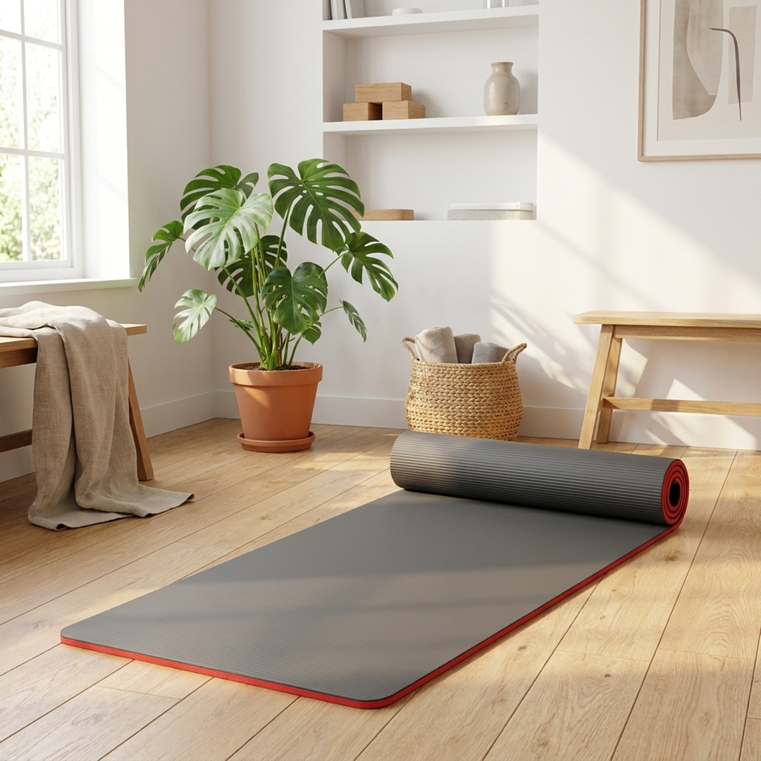 Padded Yoga Mat for Steady Home Workouts