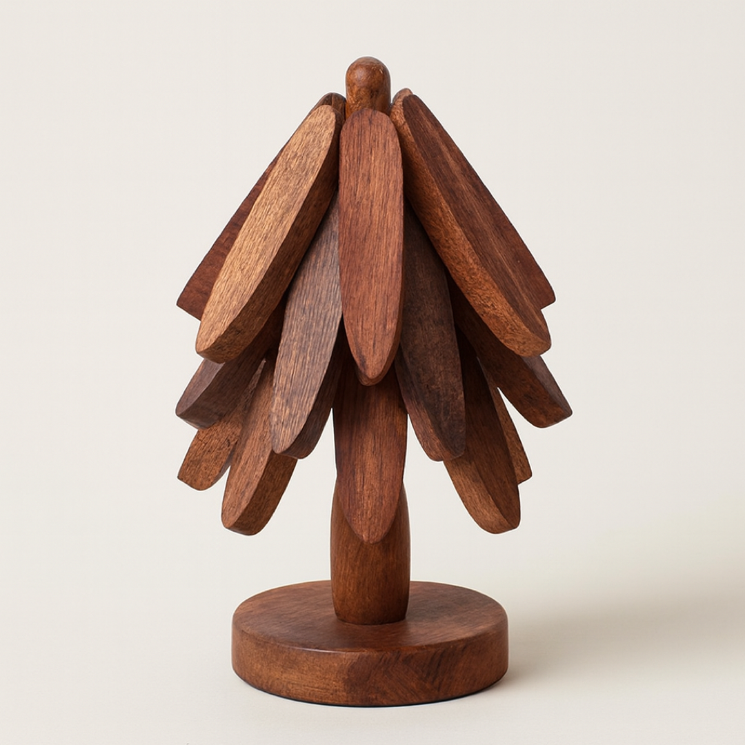 Wooden Trivet for Heat-Safe Surfaces