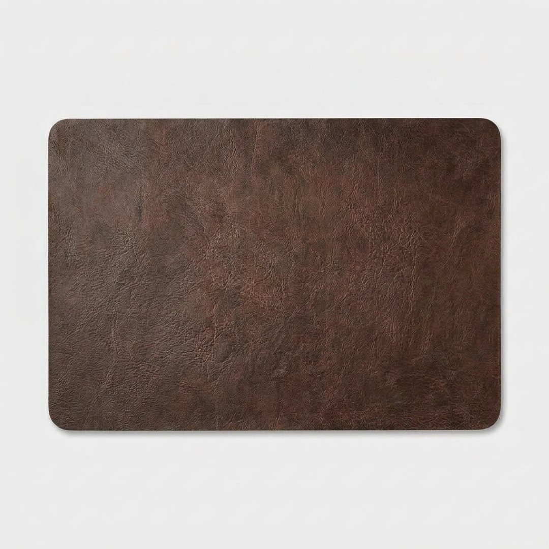 Faux Leather Placemats for Heat and Spill Protection