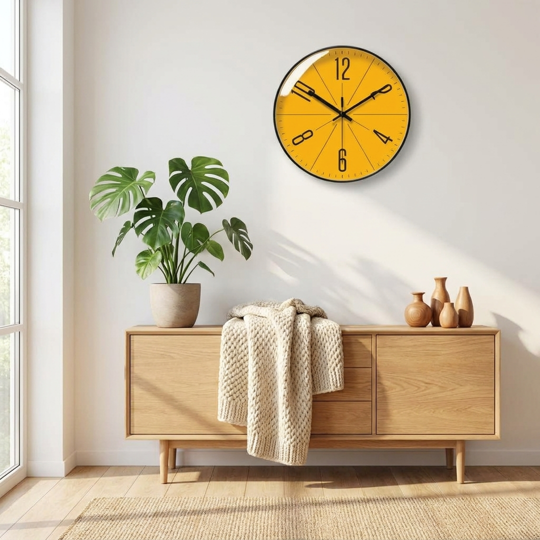 Scandinavian Wall Clock for Effortless Timekeeping