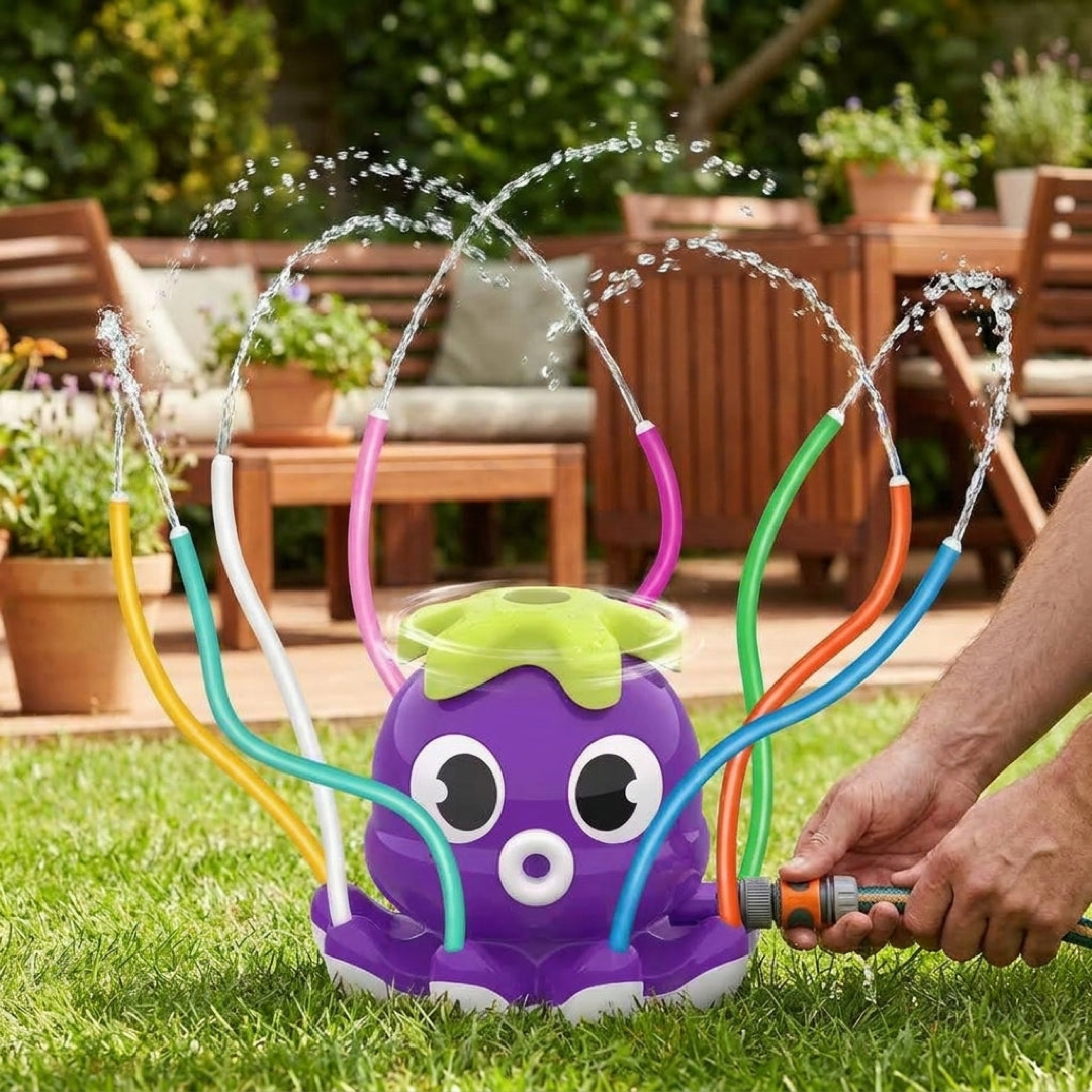 Wiggly Octopus Sprinkler for Active Summer Play