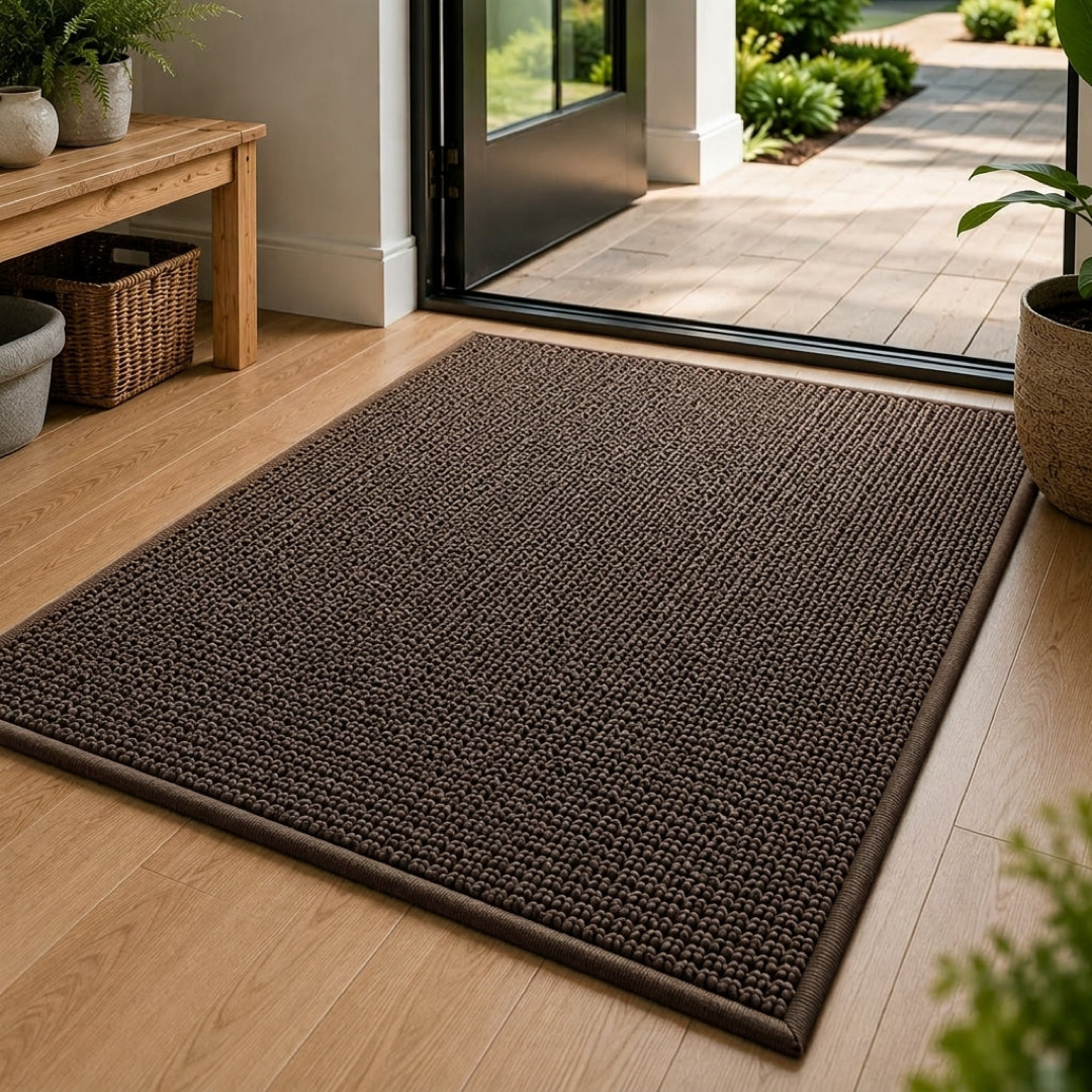 Absorbent Entryway Mat for Cleaner Floors