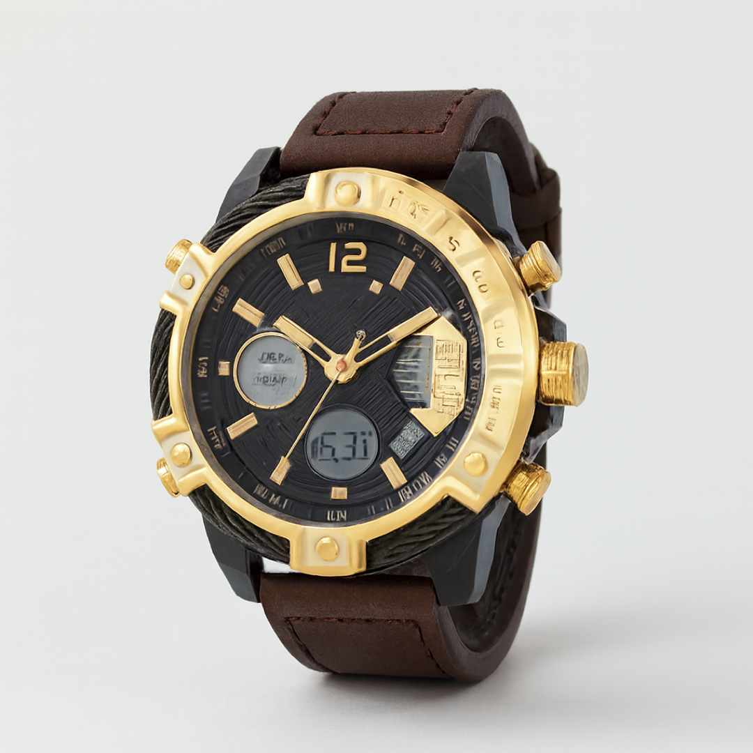 Analog-Digital Sports Watch for Everyday Reliability