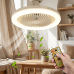 Socket Fan Light for Wire-Free Cooling