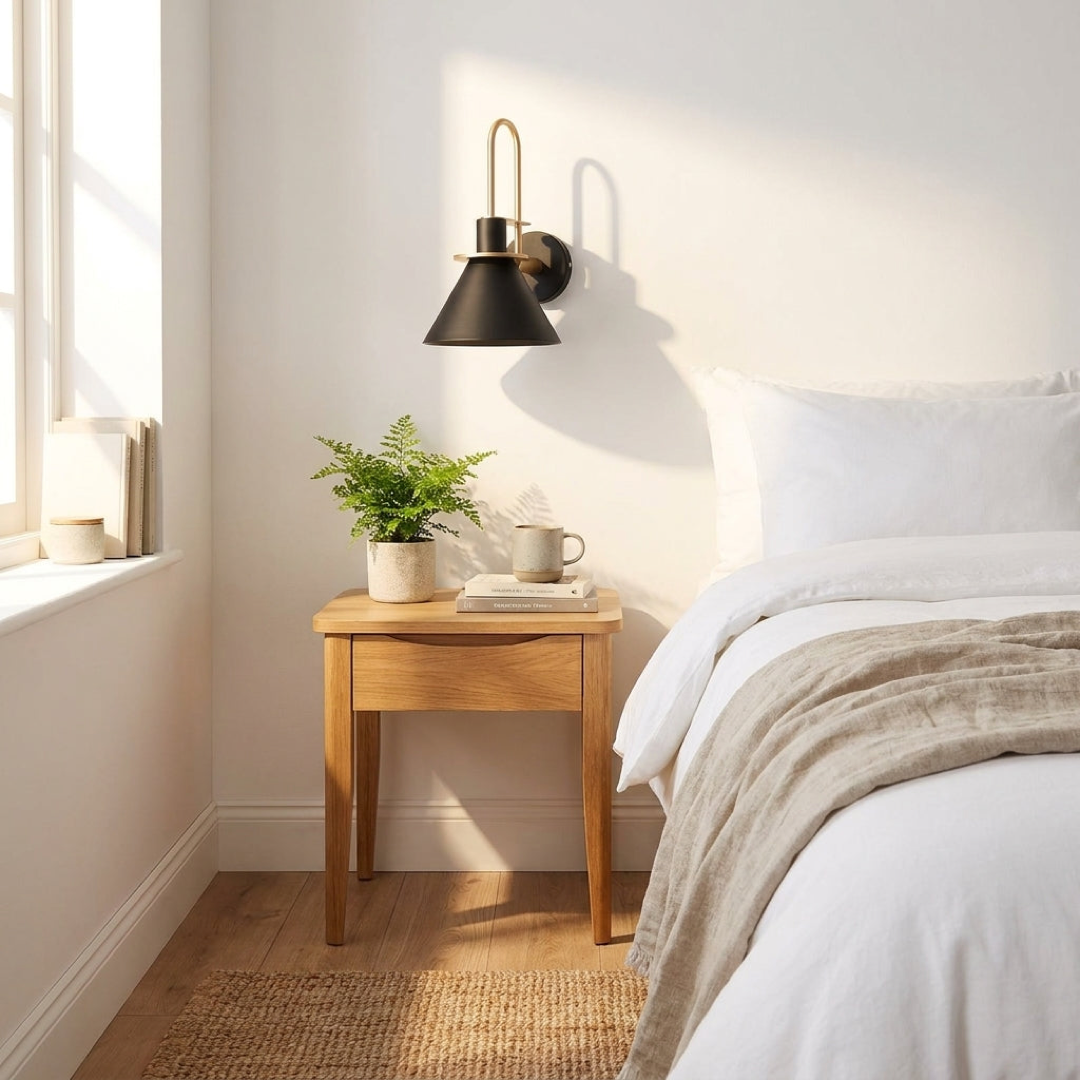 Adjustable Reading Sconce for Clutter-Free Nights