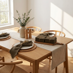 Rustic Fringe Napkin Set for Effortless Hosting