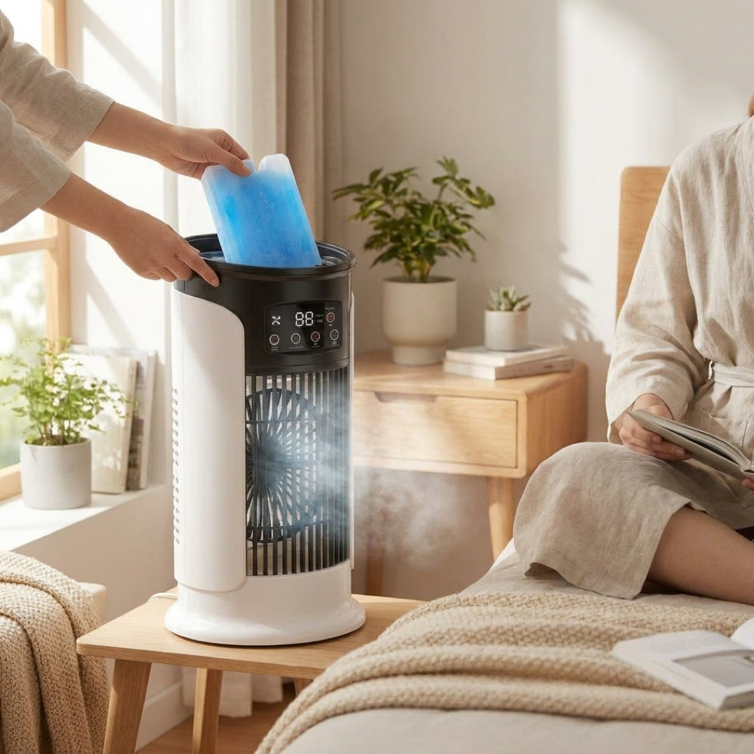 Portable Evaporative Cooler for Personal Comfort