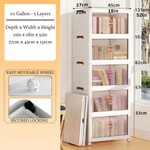 Clear-Front Storage Bins for Easy Access