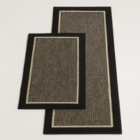 Two-Piece Kitchen Mat Set for Steady Footing