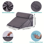 Adjustable Memory Foam Wedge for Better Rest