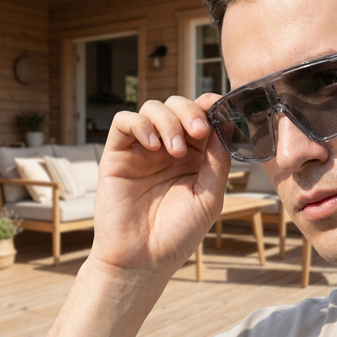 Adaptive Safety Glasses for Clearer Vision