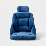 Contoured Memory Foam Seat Cushion with Velvet Cover