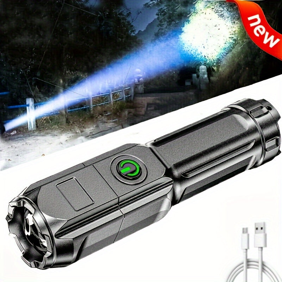 Zoom Beam Flashlight for Light Anywhere