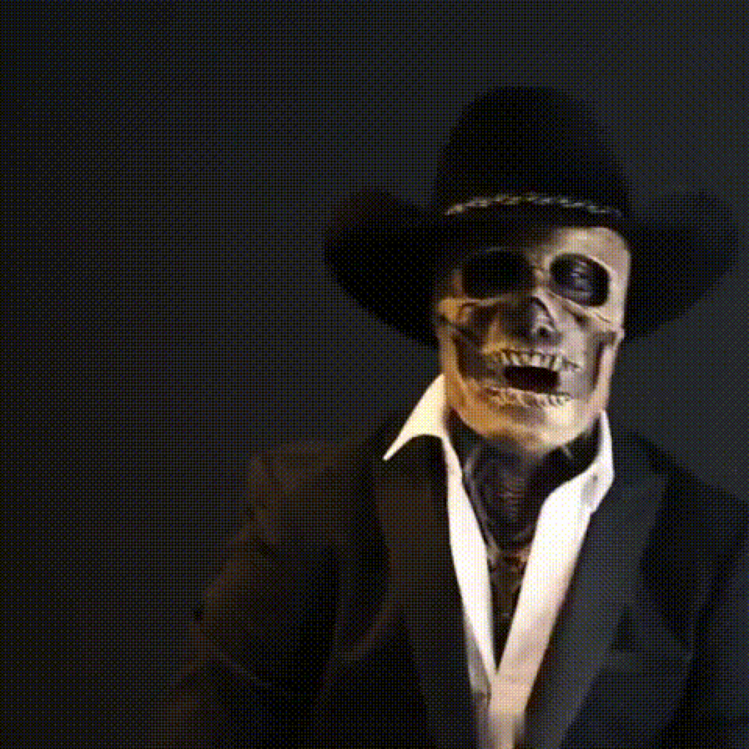 Exposed Brain Skull Mask for Instant Horror