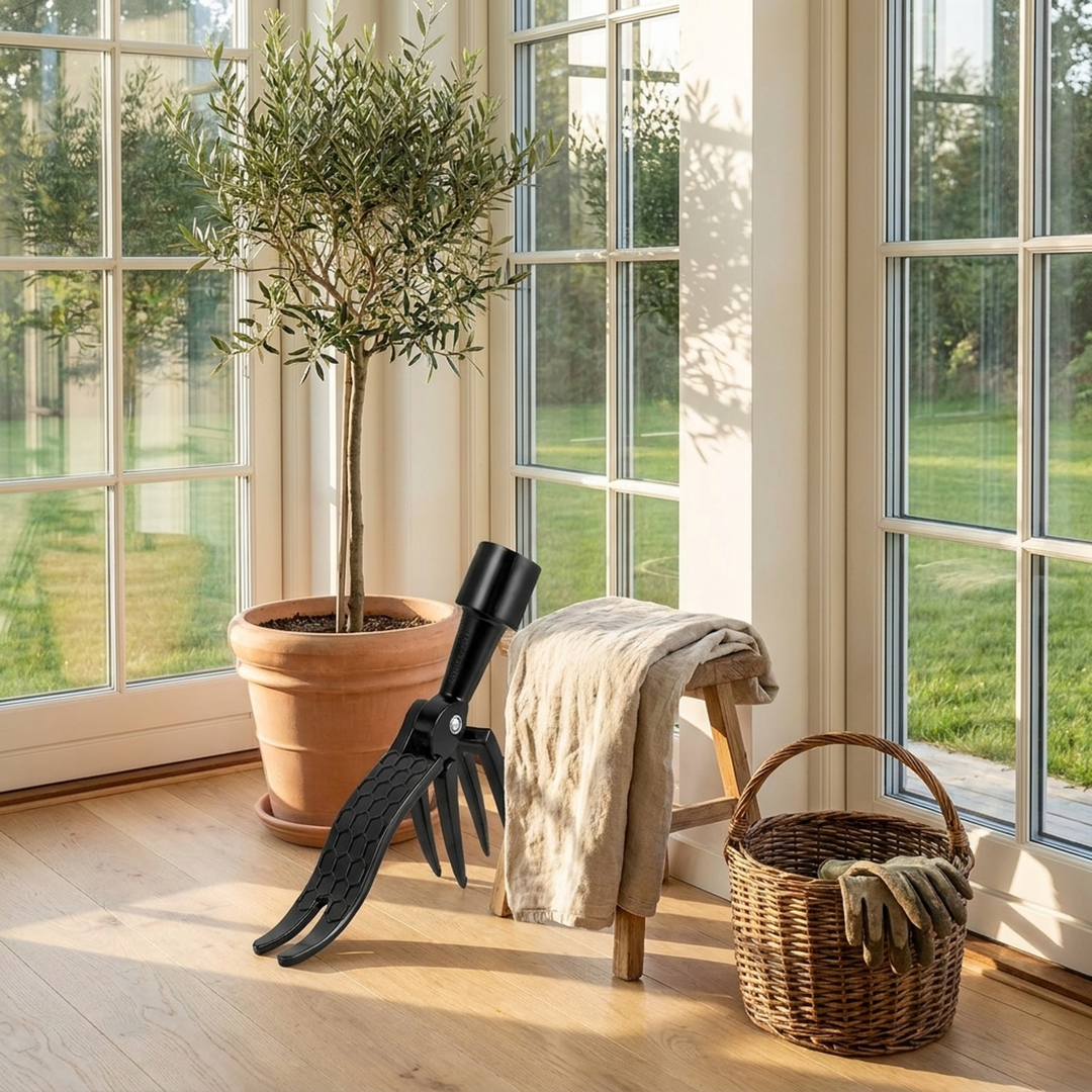 Upright Root Weed Puller for Back-Friendly Gardening