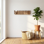 Piano Key Wall Rack for Clutter-Free Entryways
