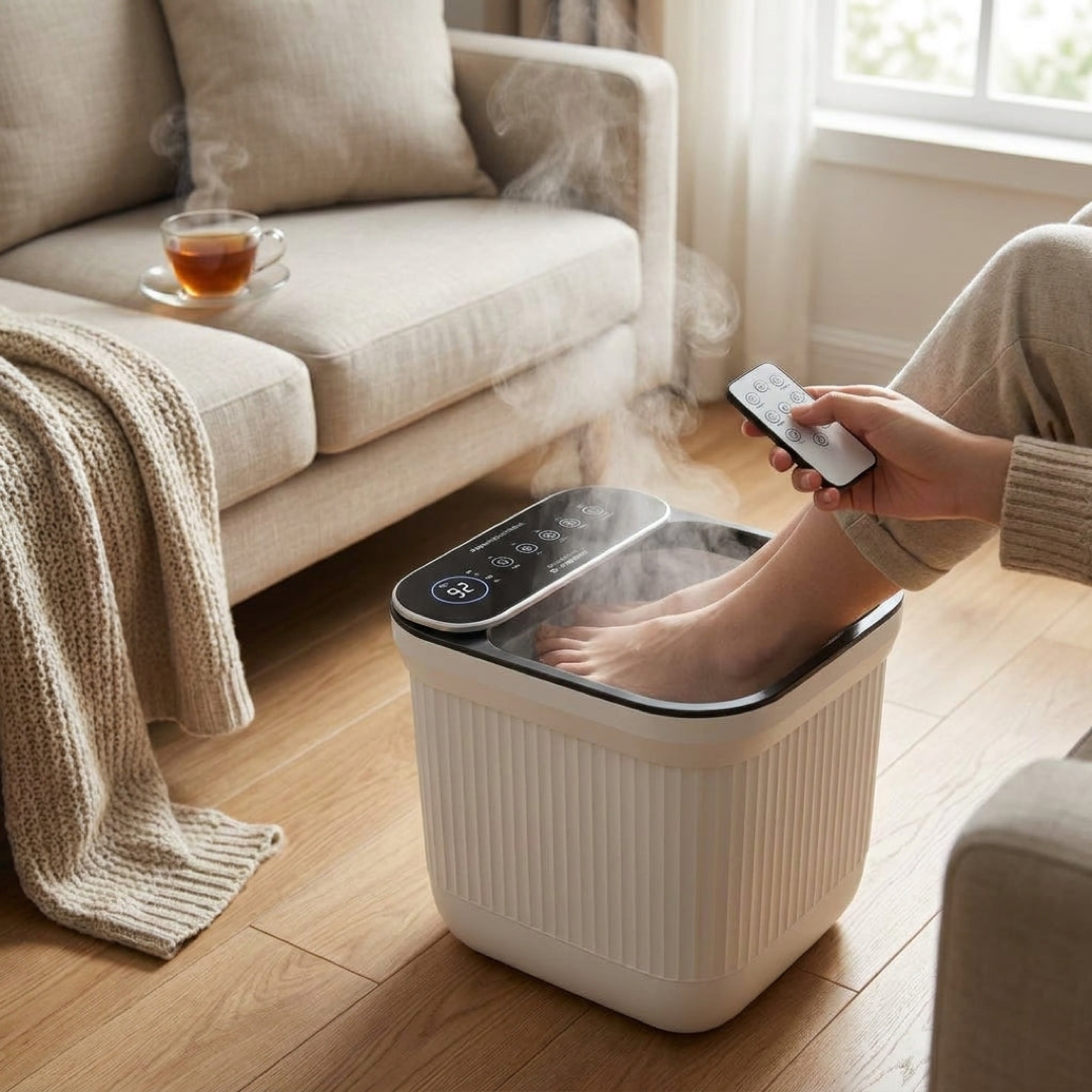 Collapsible Heated Foot Spa for Effortless Relief