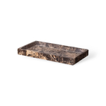 Dark Marble Vanity Set for Clutter-Free Countertops
