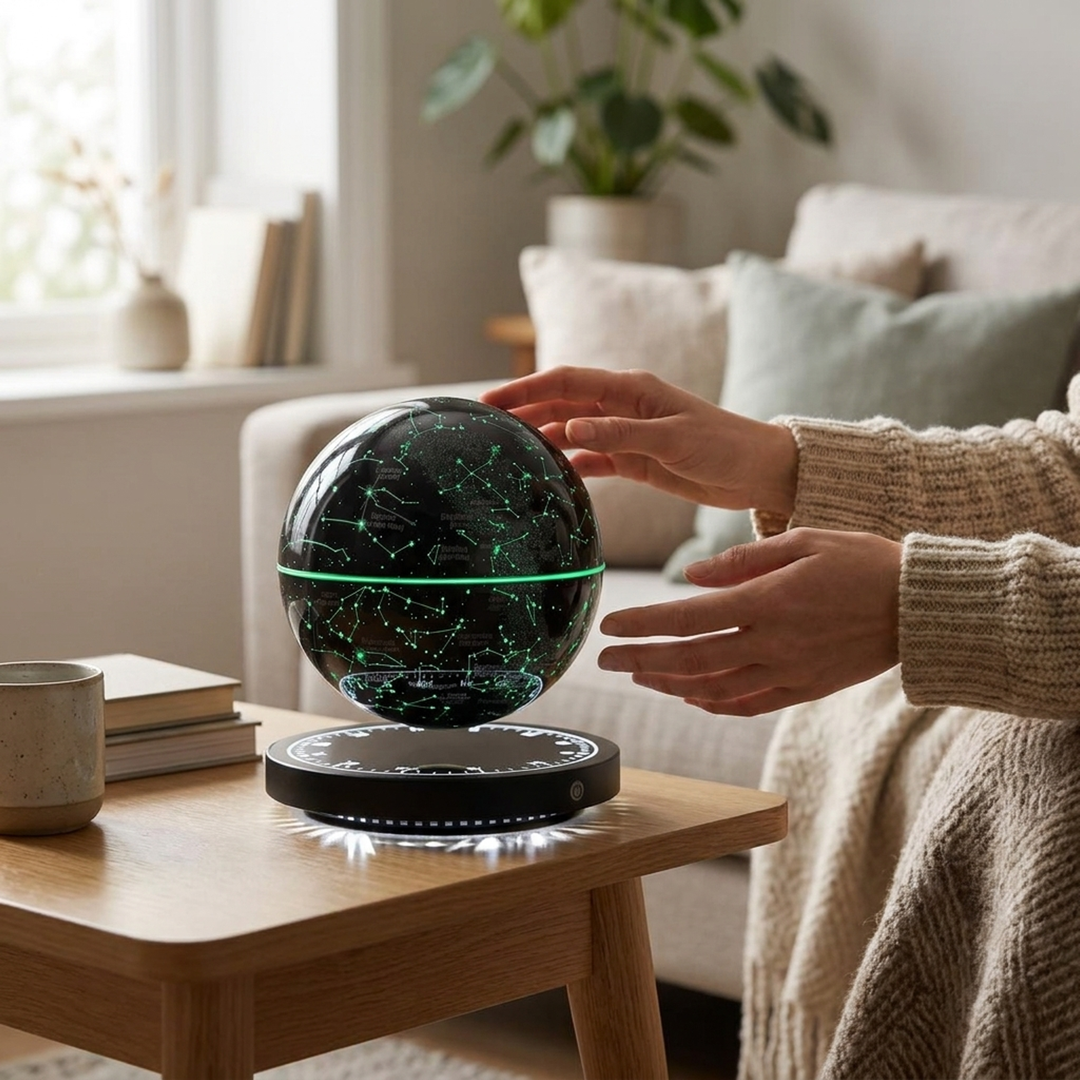 Floating Star Map Lamp for a Calming Glow