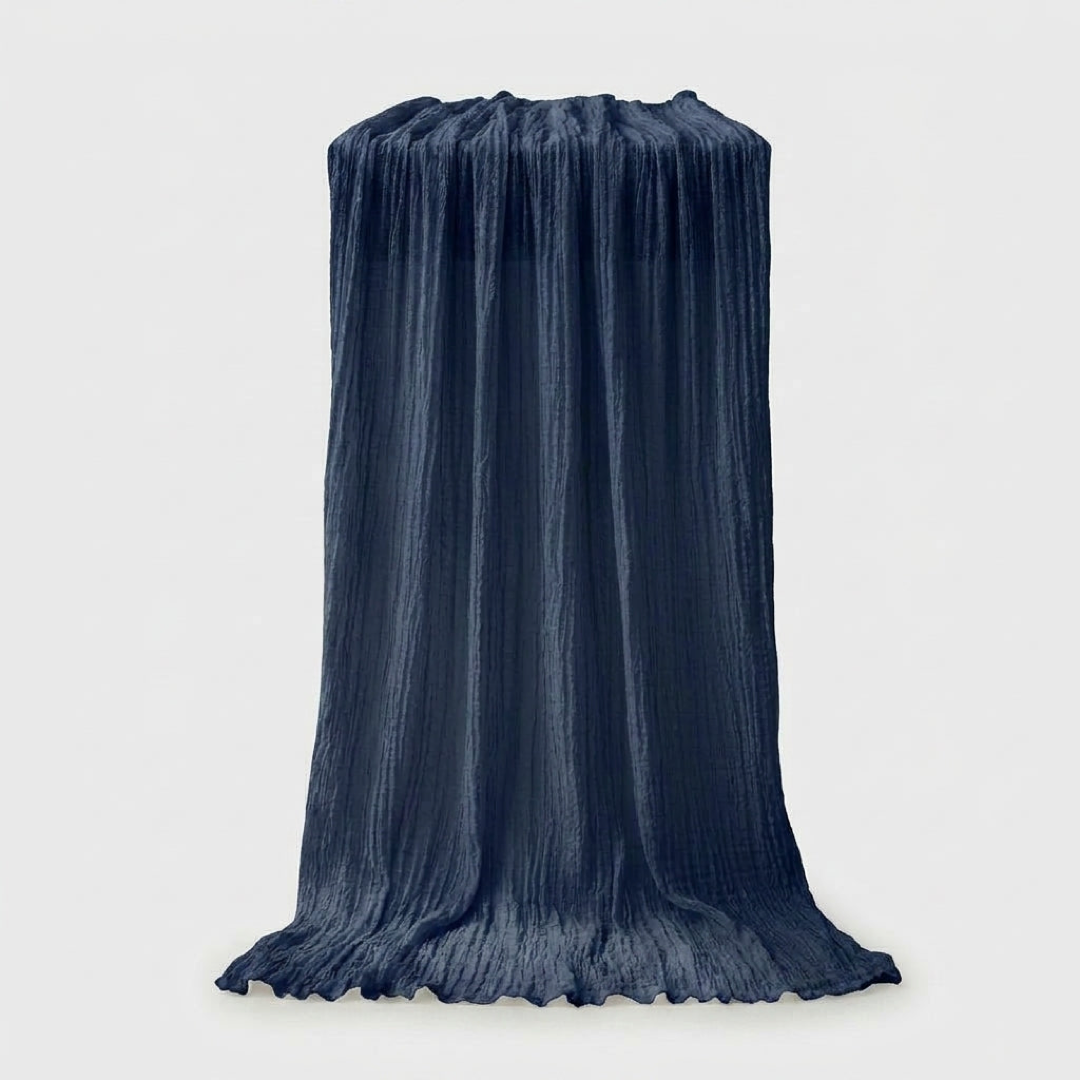 Flowing Gauze Table Runner for Effortless Elegance