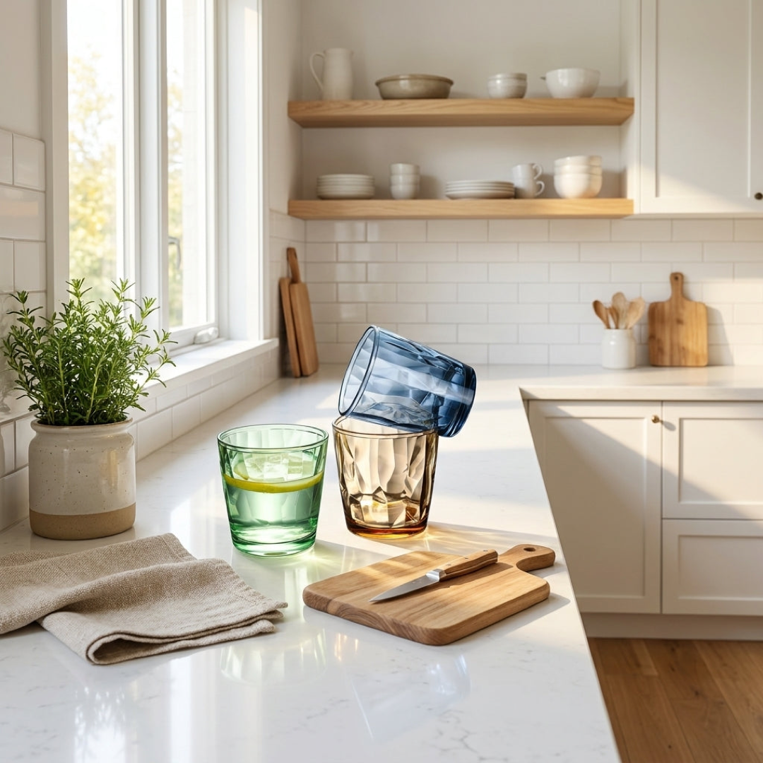 Crystal-Clear Tumblers for Worry-Free Sips