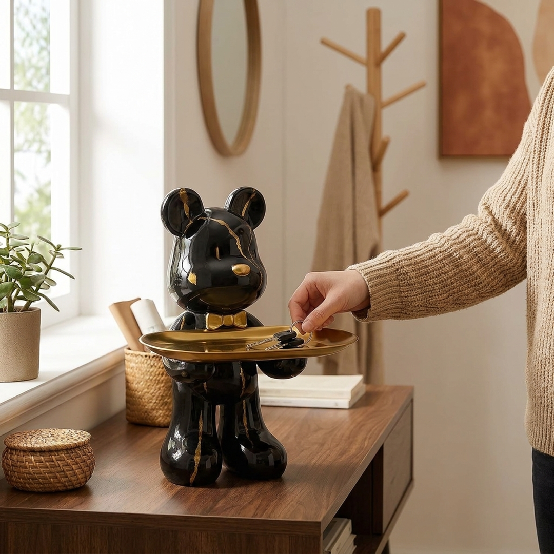 Graffiti Bear Catchall Keeps Essentials Handy