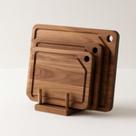 Acacia Prep Board Trio With Space-Saving Stand