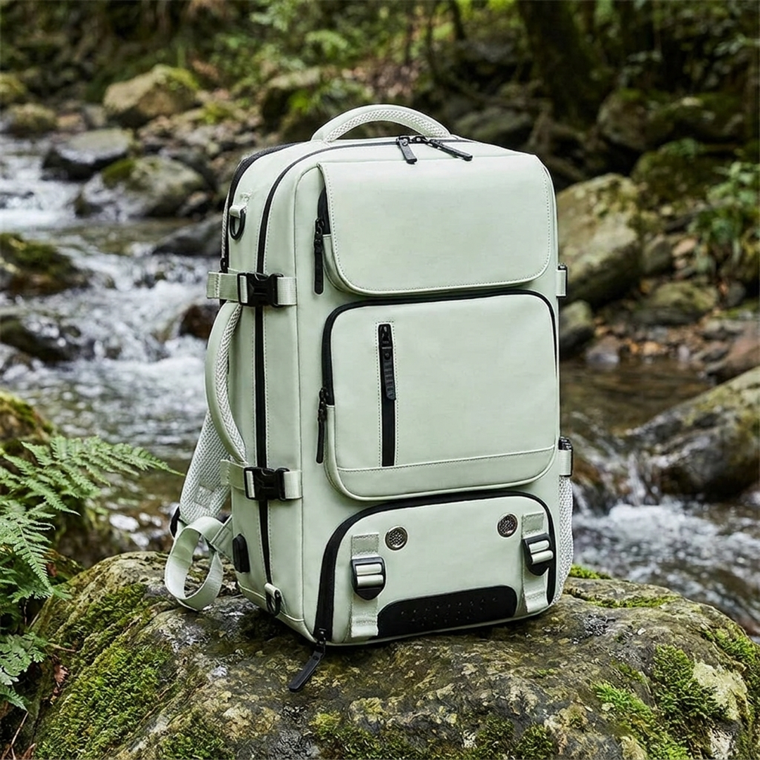 Waterproof Travel Backpack – Organized USB Access