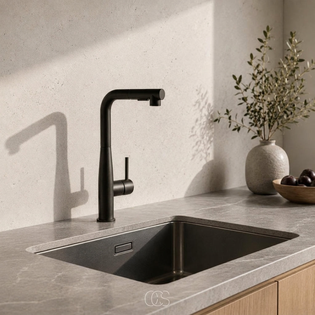 Pull-Down Kitchen Faucet for Effortless Rinsing