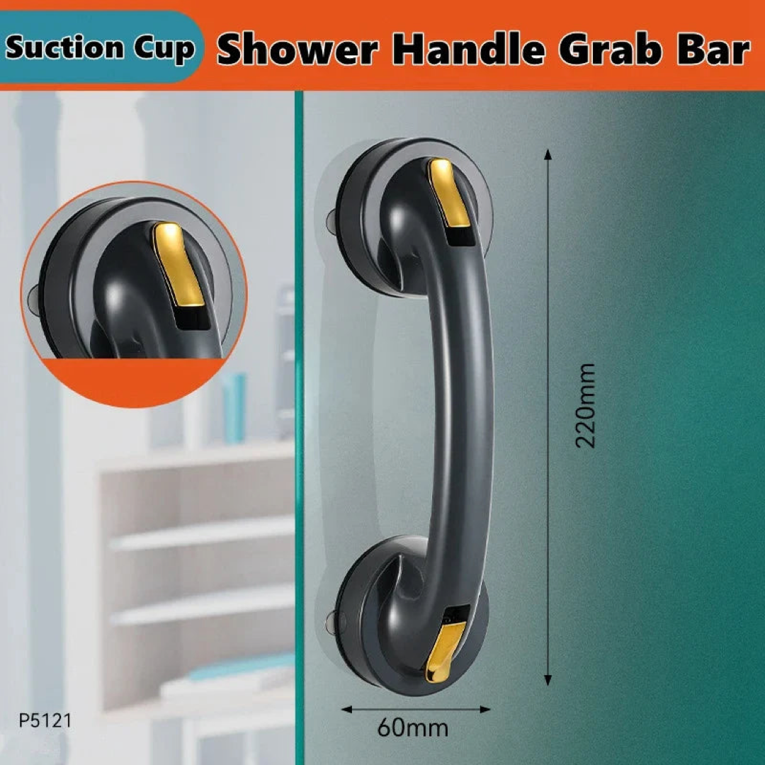 Suction Shower Grab Bar for Safer Bathing