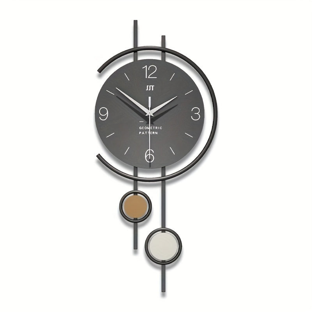 Sculptural Wall Clock for Quiet Timekeeping