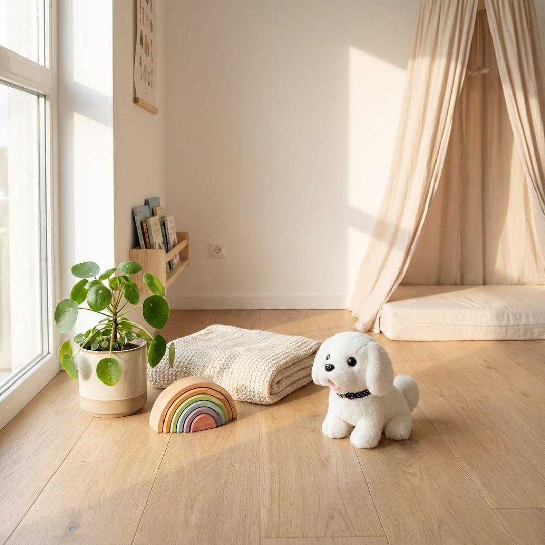 Plush Puppy Playmate With Motion And Sound