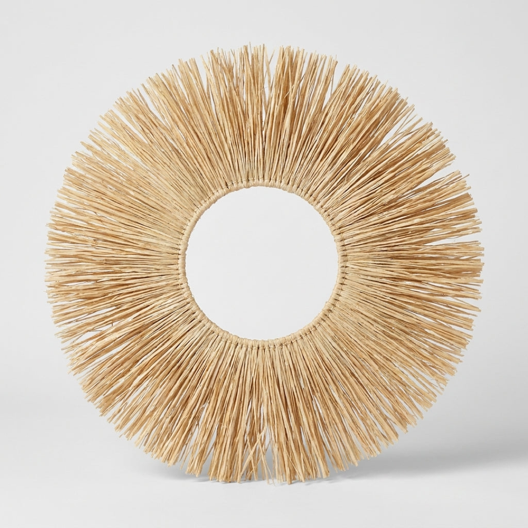 Natural Jute Wall Fringe for Warmth and Texture