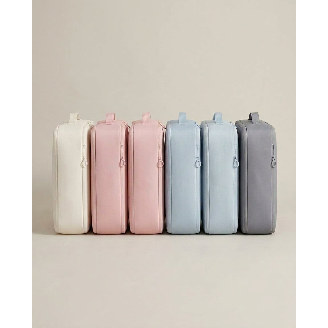 Space-Saving Compression Bags With Carry Handles