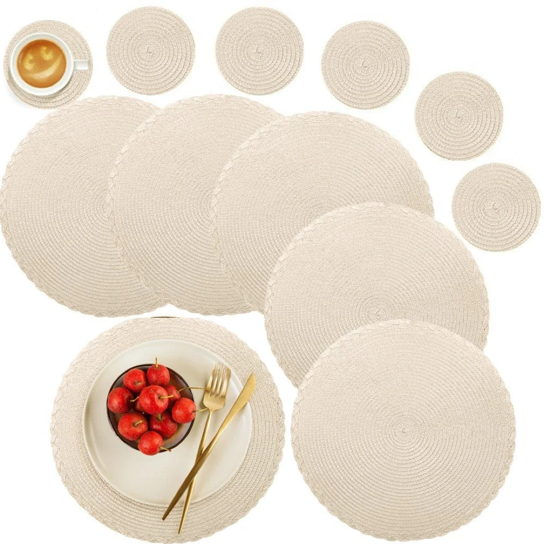 Ramie Table Mats for Heat and Spill Protection